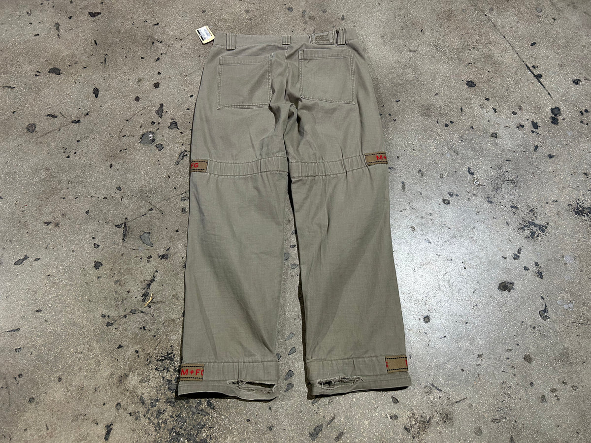 Marithe Francois Girbaud Strap Caro Pants - Khaki Size 34