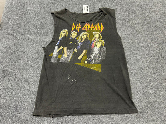 Cutoff Def Leppard Hysteric Band Tee - Black Size XXL