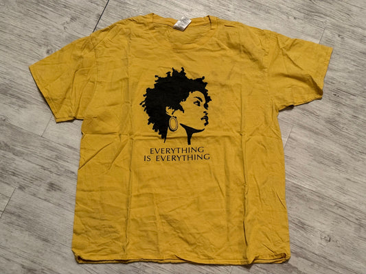 Lauryn Hill Everything Is Everything Tee - Yellow Size XXL