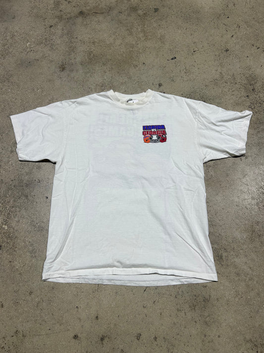 2001 Florida Vs Georgia Tee - White Size XL