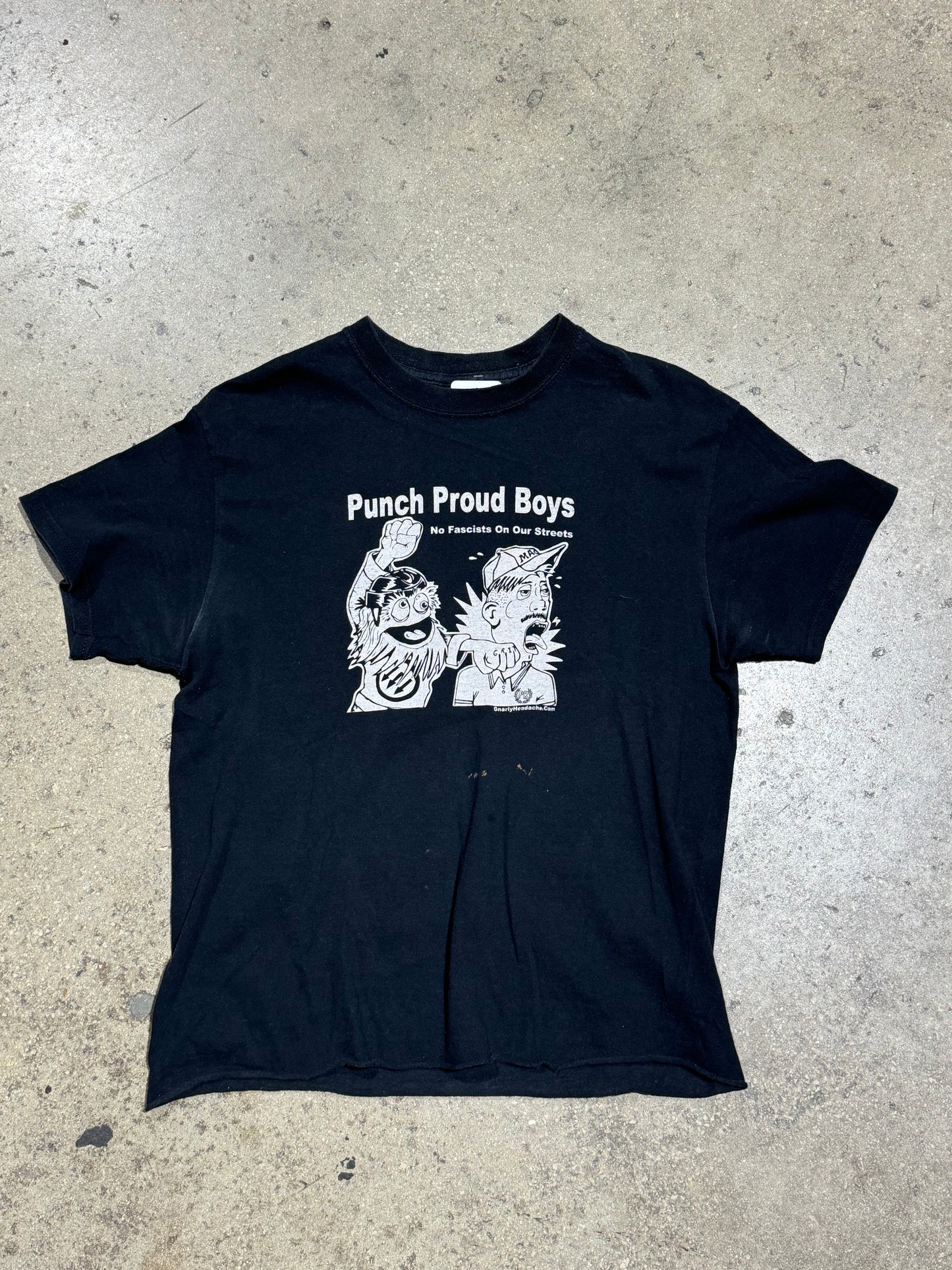 Punch Proud Boys Tee - Black Size Medium