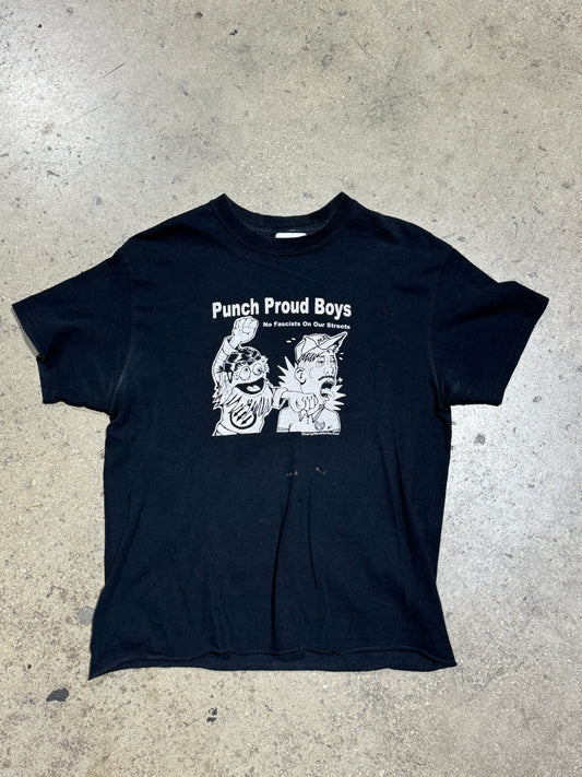 Punch Proud Boys Tee - Black Size Medium