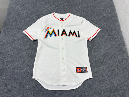 Miami Marlins Baseball Jersey - White Size Small
