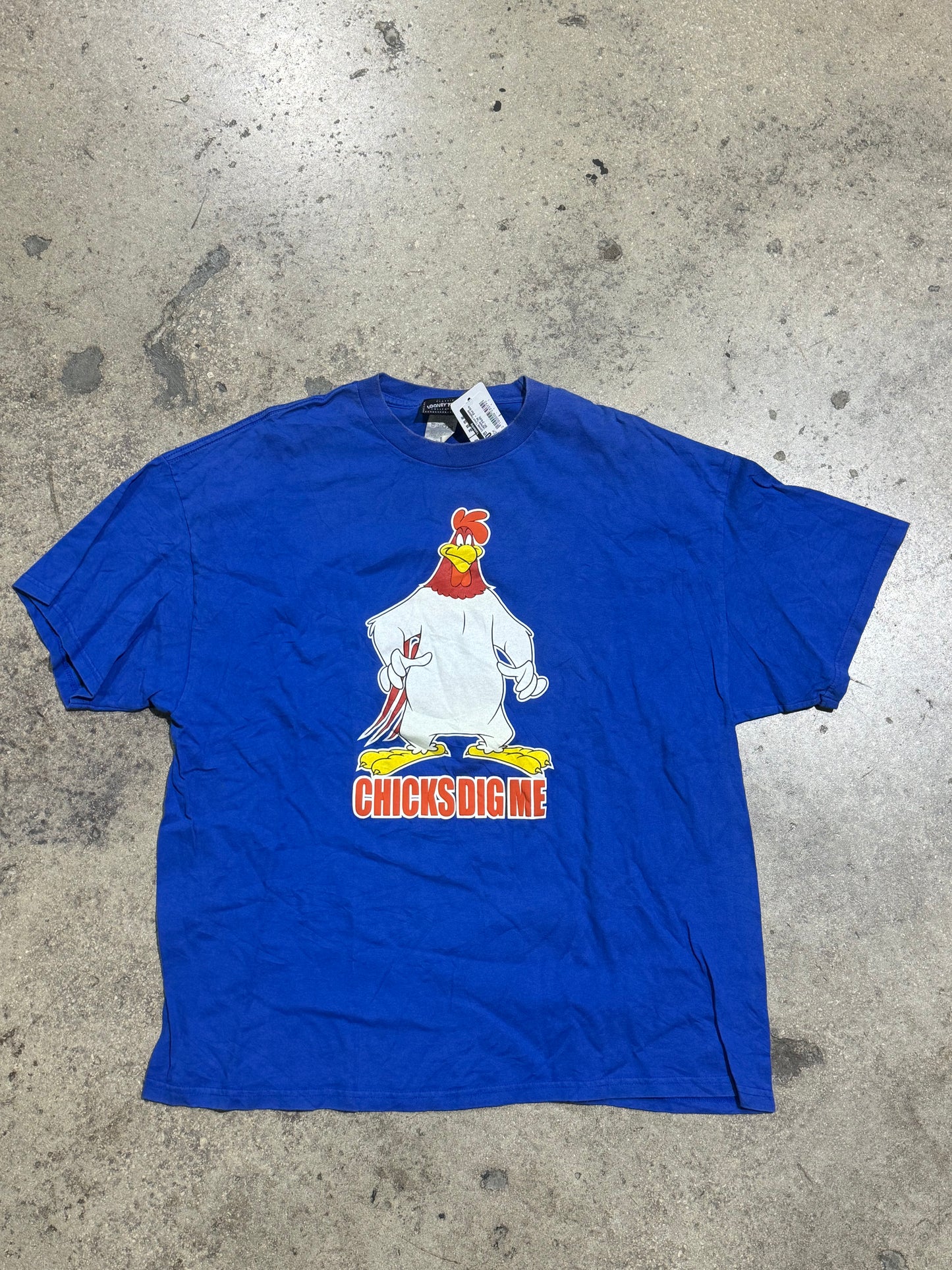 Looney Tunes Foghorn Leghorn Tee - Blue Size XXL