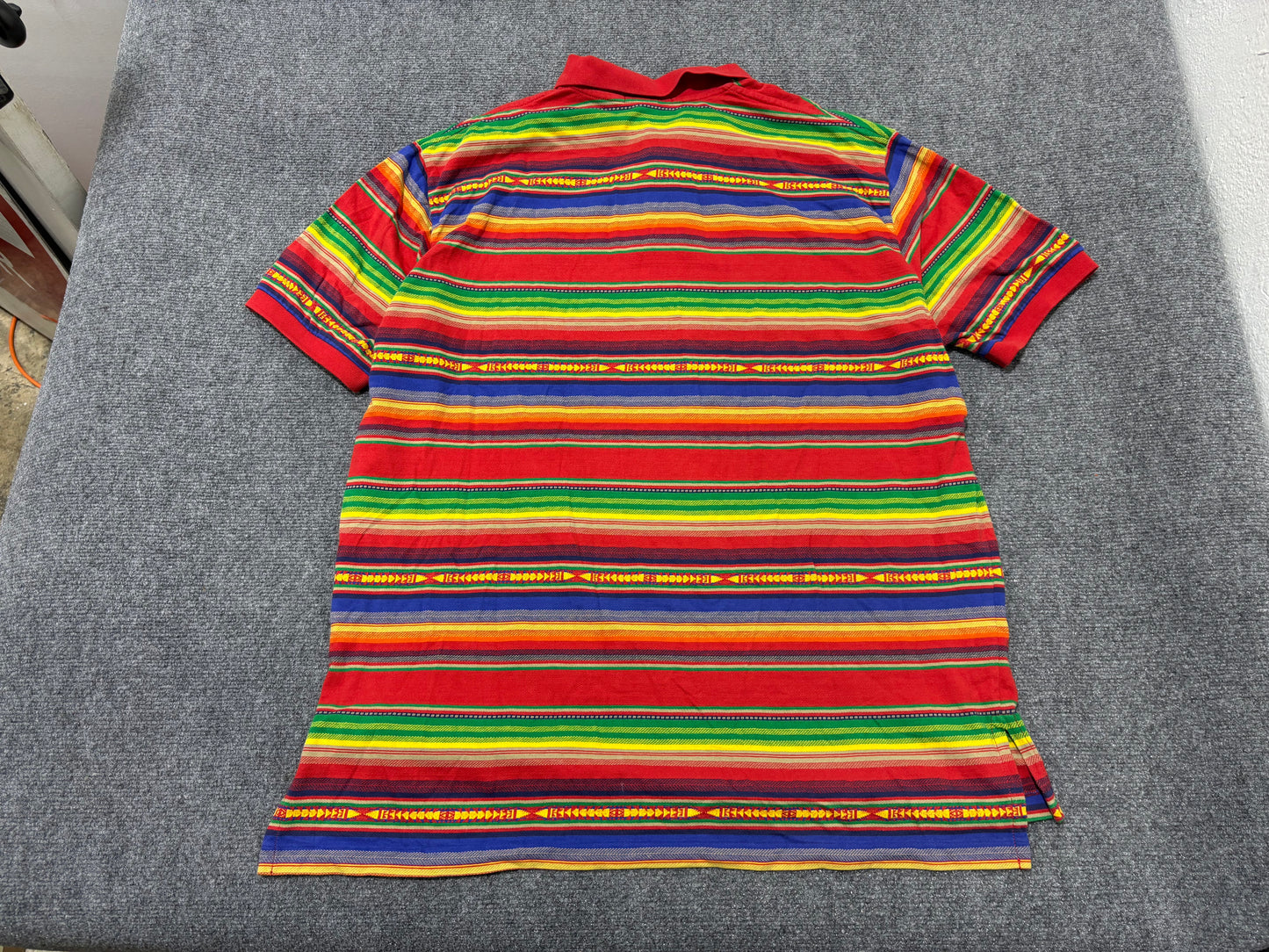 Polo Ralph Lauen Navajo Blanket Polo Shirt - Multicolor Size XXL