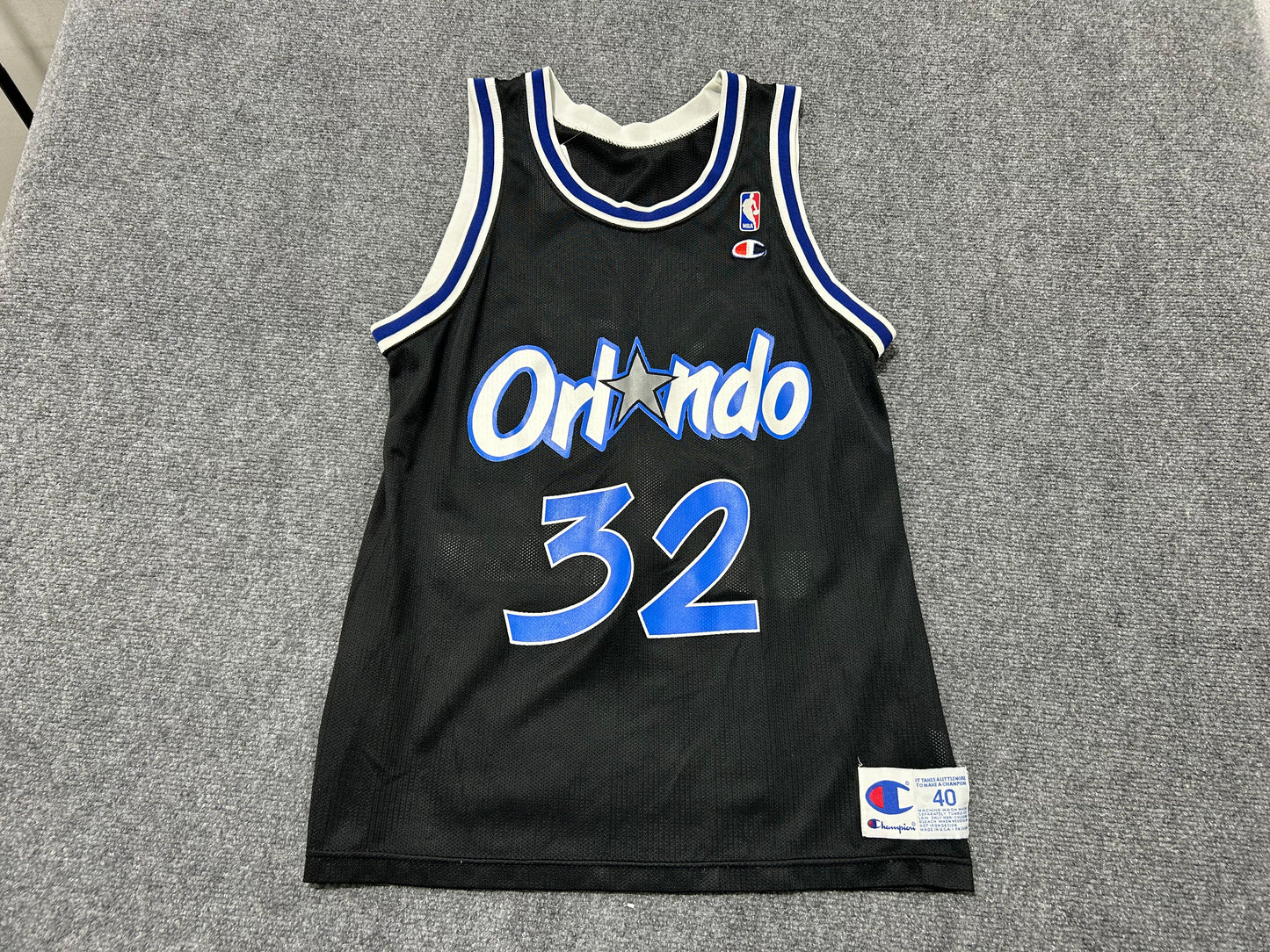 Orlando Magics Shaq Oneal #32 Basketball Jersey - Black Size Medium