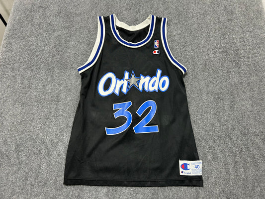 Orlando Magics Shaq Oneal #32 Basketball Jersey - Black Size Medium