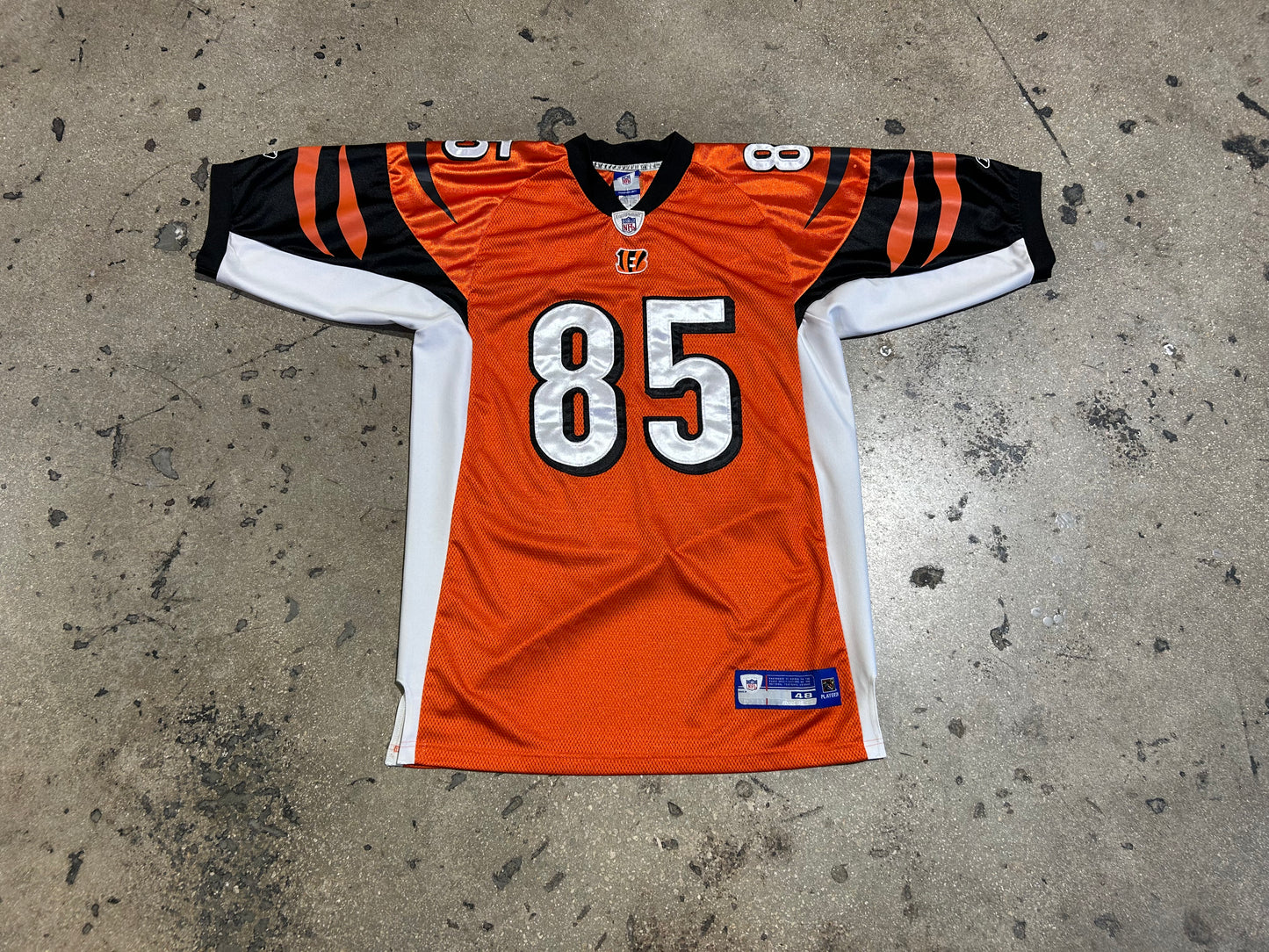 Reebok Cincinnati Bengals #85 Ochocinco Jersey - Orange Size 48/XL