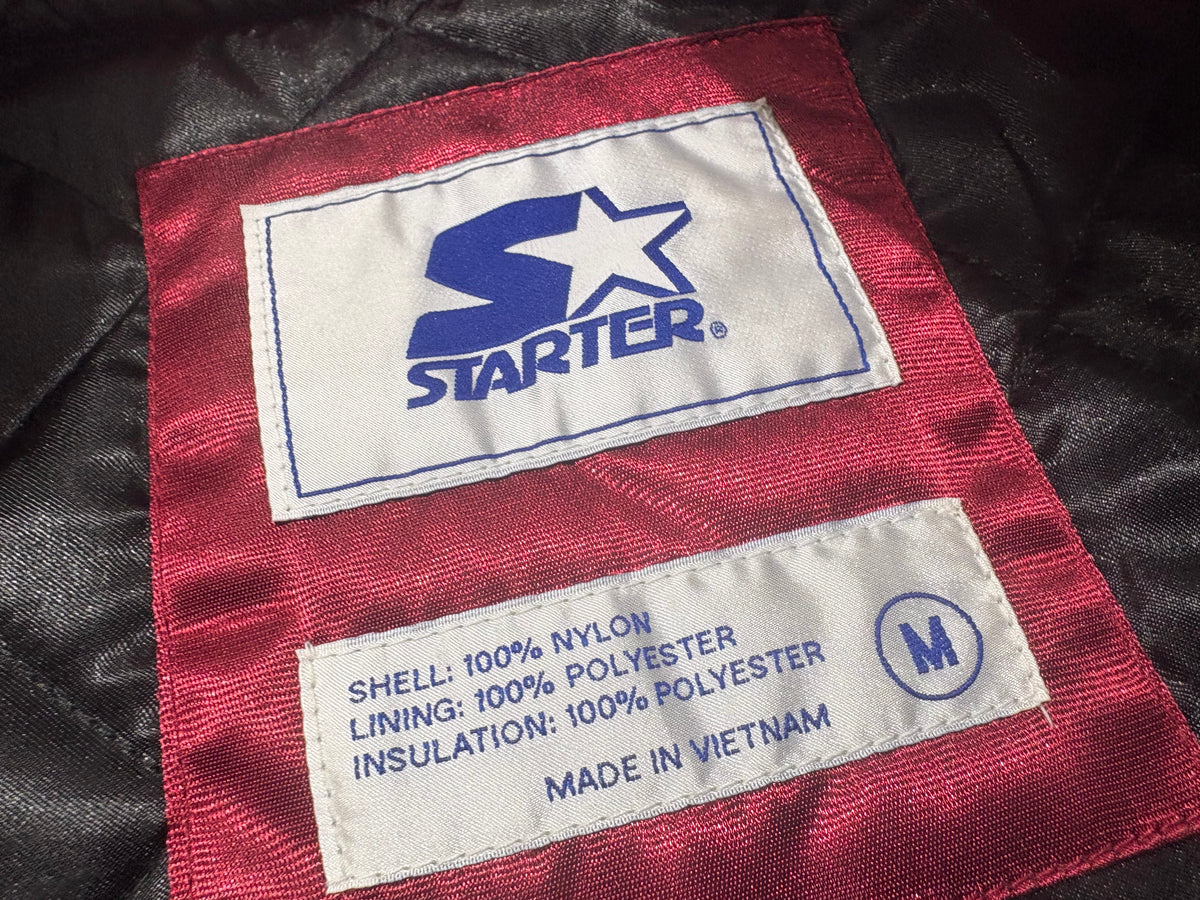 2000s Starter Miami Heat Satin Jacket - Red Size Medium