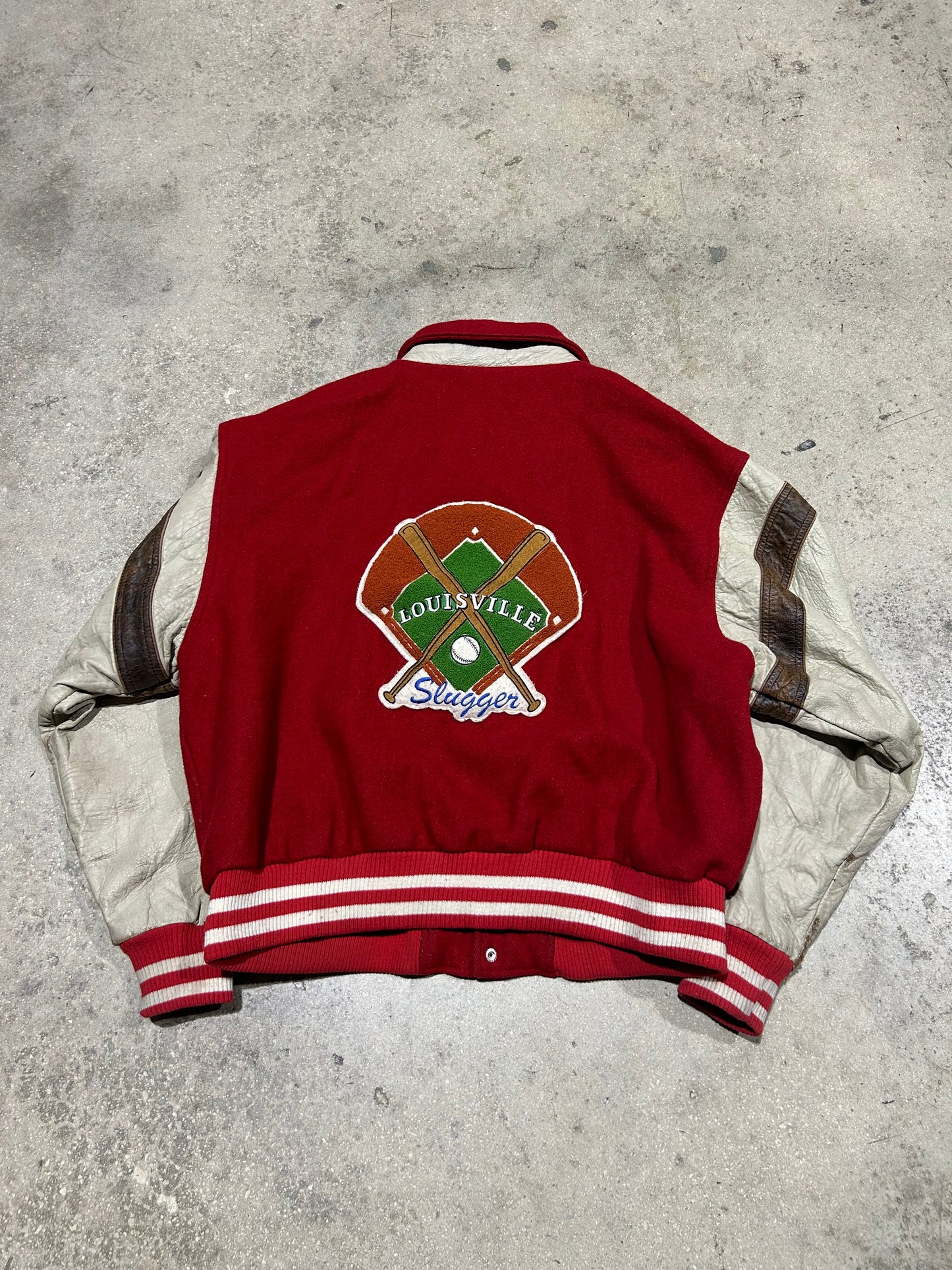 Louisville Slugger Varsity Jacket - Red Size XL