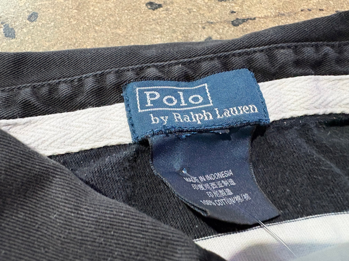 Polo Ralph Lauren 381 Championship Striped Polo Shirt - Blue Size Medium