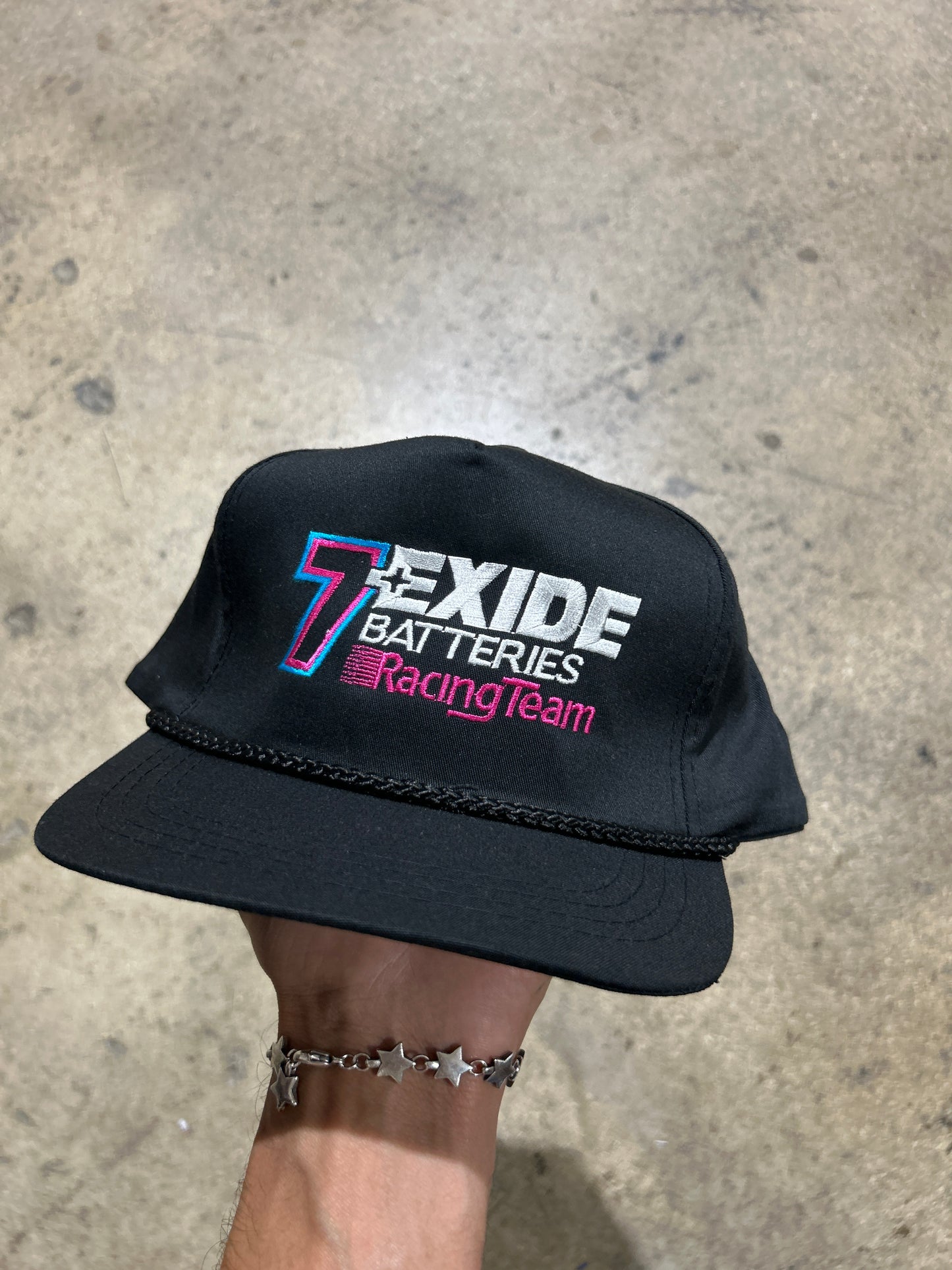 7 Exide Batteries Racing Team Hat - Black