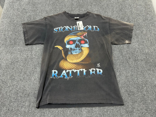 1998 Stone Cold I Bite Back Tee - Black Size Large (con)