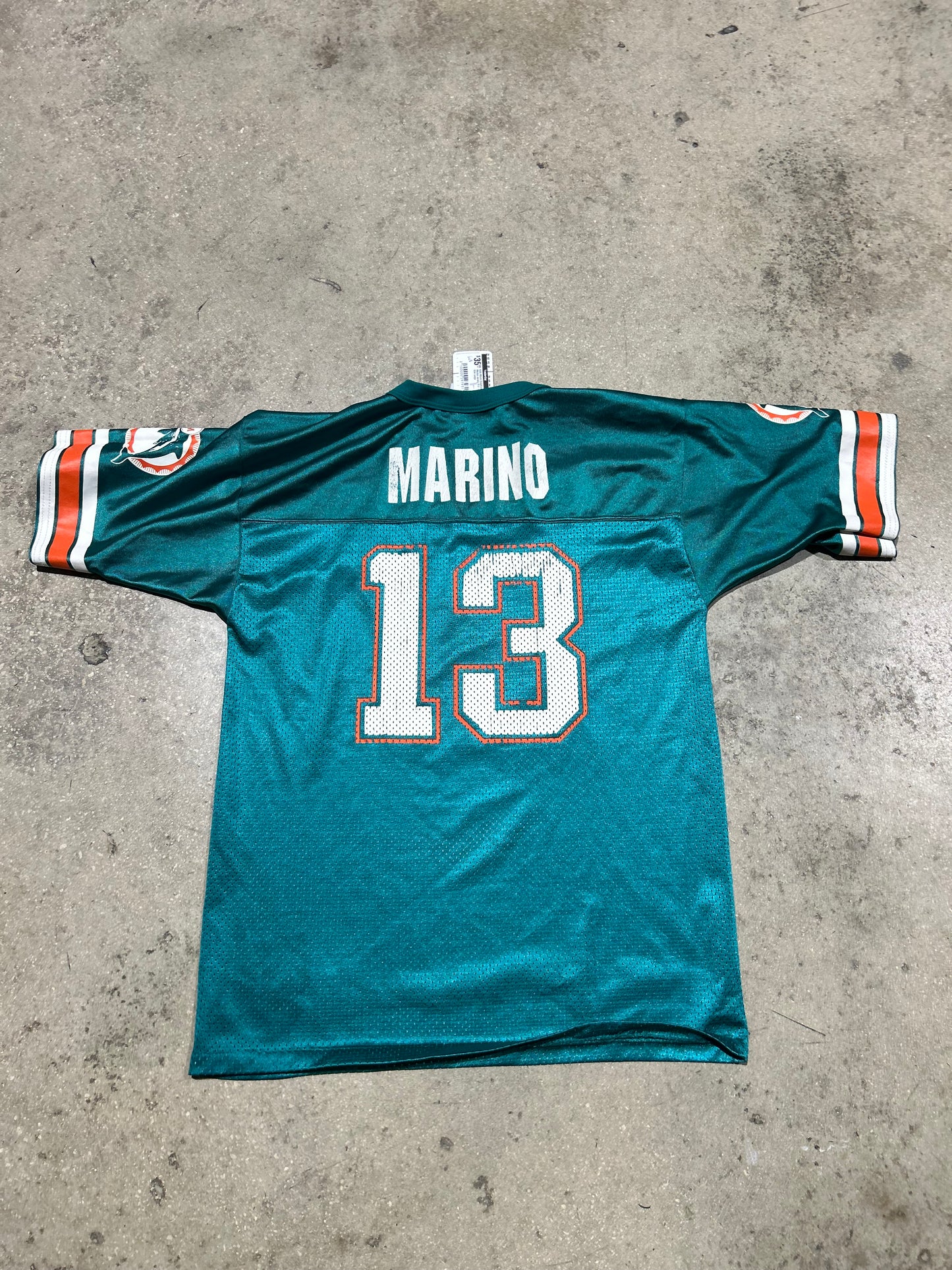 Kids Miami Dolphins Dan Marino Jersey #13 - Teal Size Large