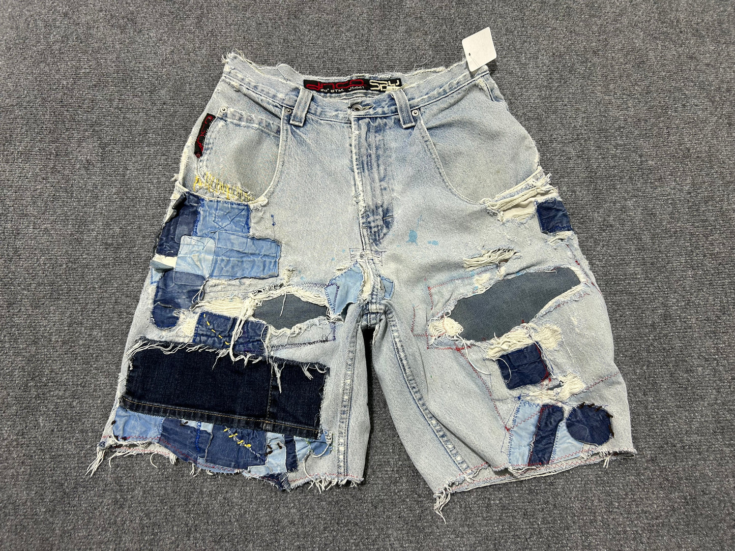JNCO  Reworked Denim Shorts - Blue/Multi Size 33