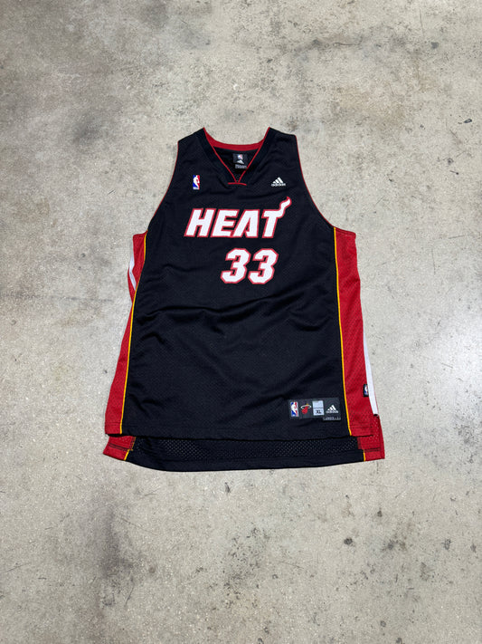 Adidas Miami Heat Alonzo Mourning Swingman Jersey Size XL