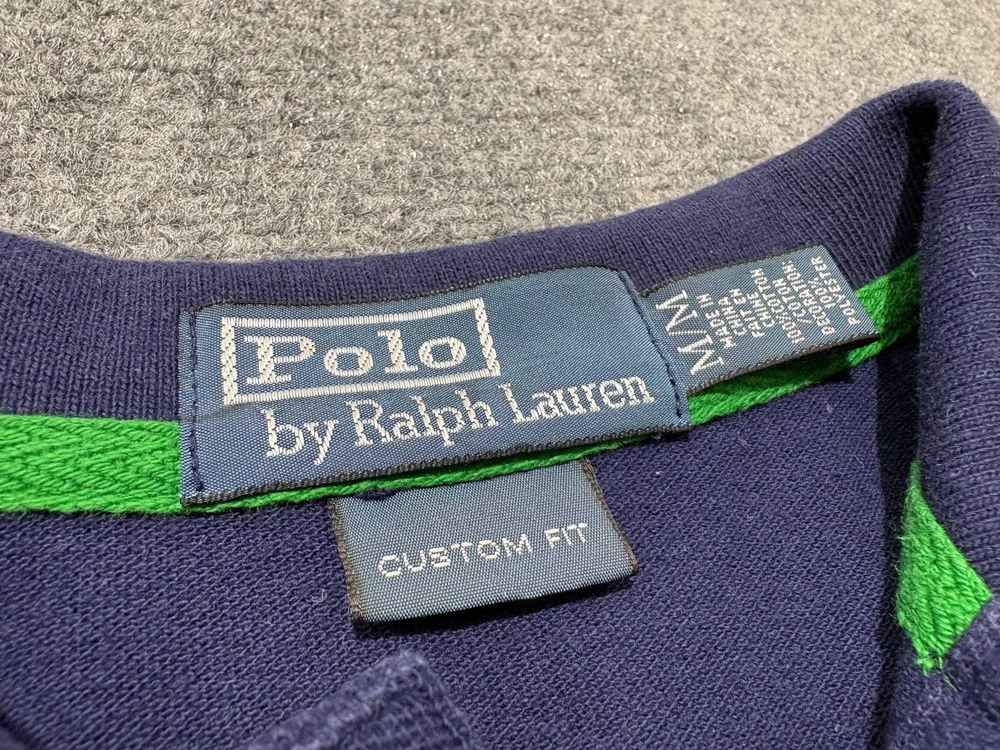Polo Ralph Lauren USA Polo Shirt - Navy / Yellow Size Medium