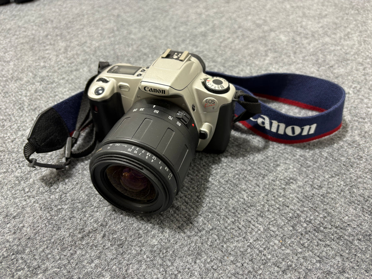 Canon EOS Kiss III Film Camera w/ Tamron 28-80mm Lens
