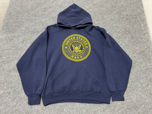 US Navy Hoodie - Navy Size Medium