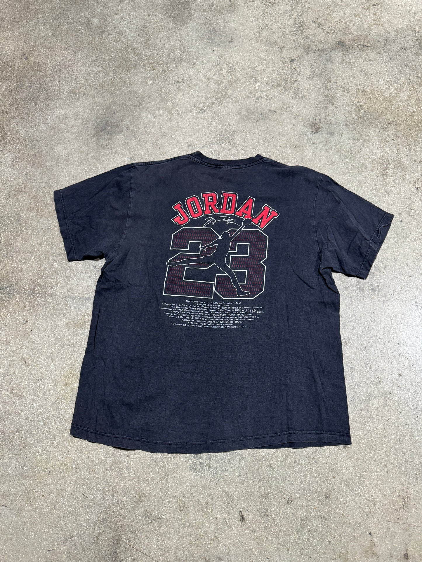 Michael Jordan The Best Ever Tee - Black Size XL