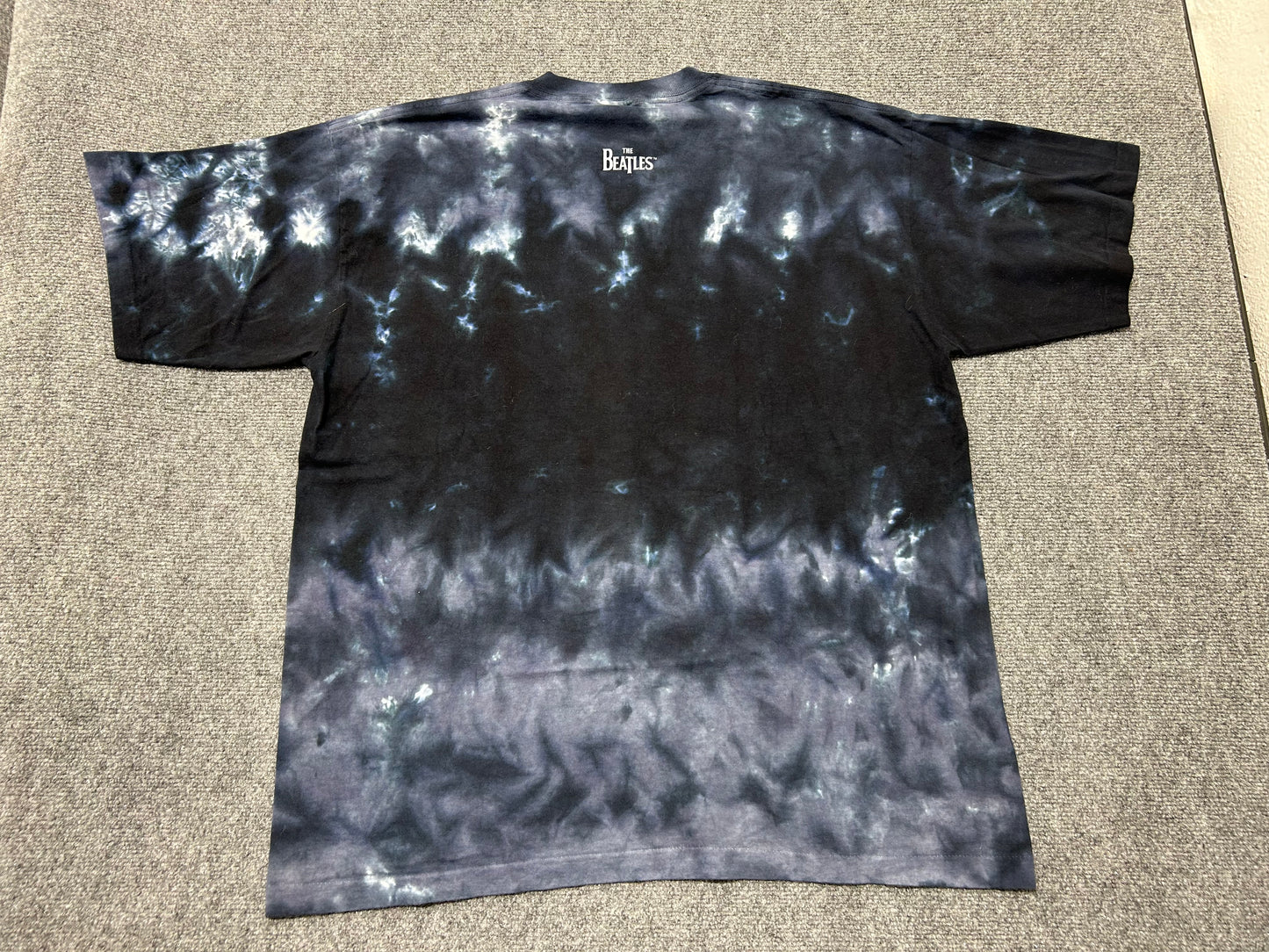 2006 Liquid Blue  The Beatles Abby Road Tee - Tye Dye Black Size XL