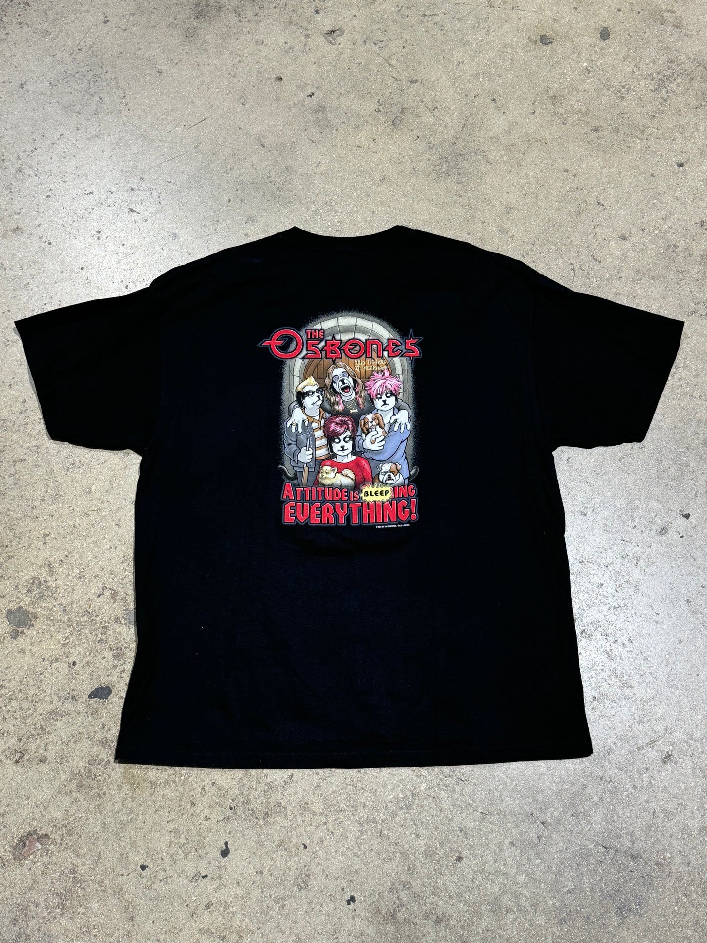 2002 Big Dogs The Osbones Tee - Black Size XL