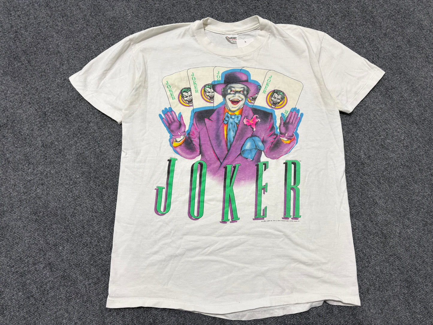 1989 The Joker Tee - White Size Large