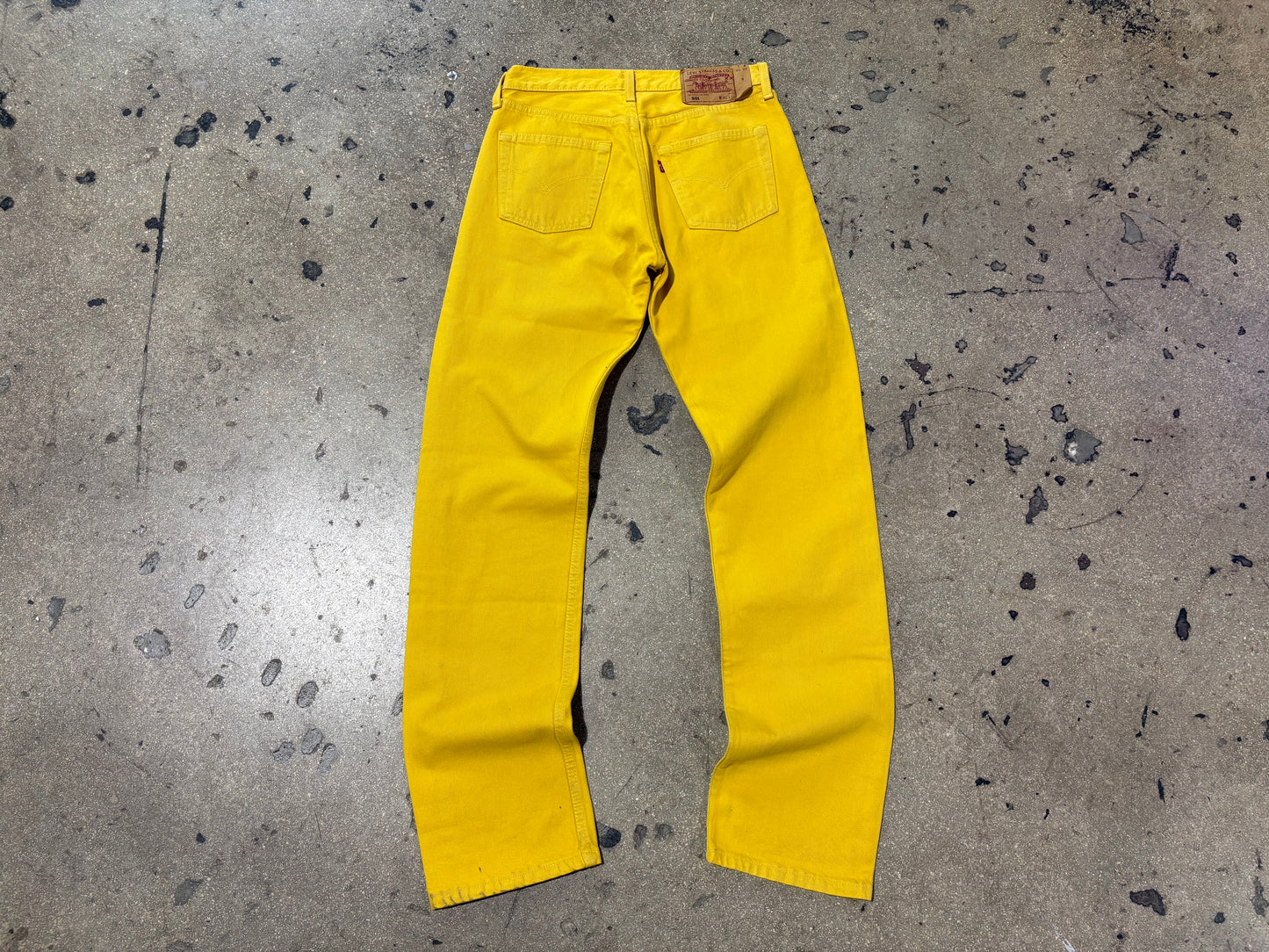Levis 501 XX Jeans - Yellow Size 30 x 34