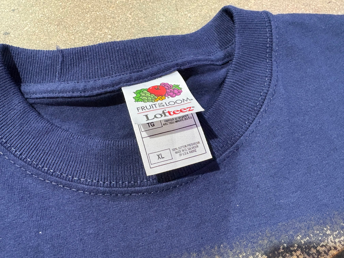 2004 De La Hoya vs Hopkins Boxing Tee - Navy Size XL