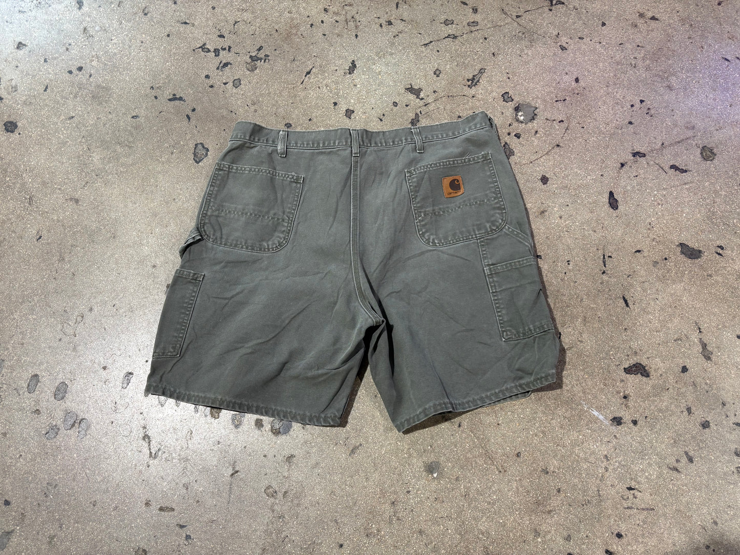 Carhartt Carpenter Shorts - Olive Size 42