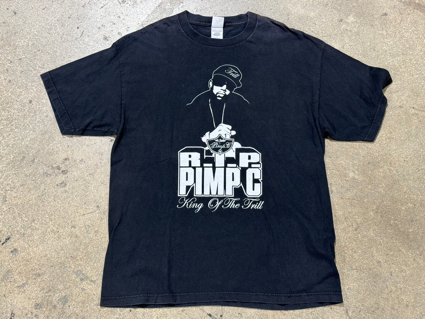 2007 RIP Pimp C Tee - Black Size XL