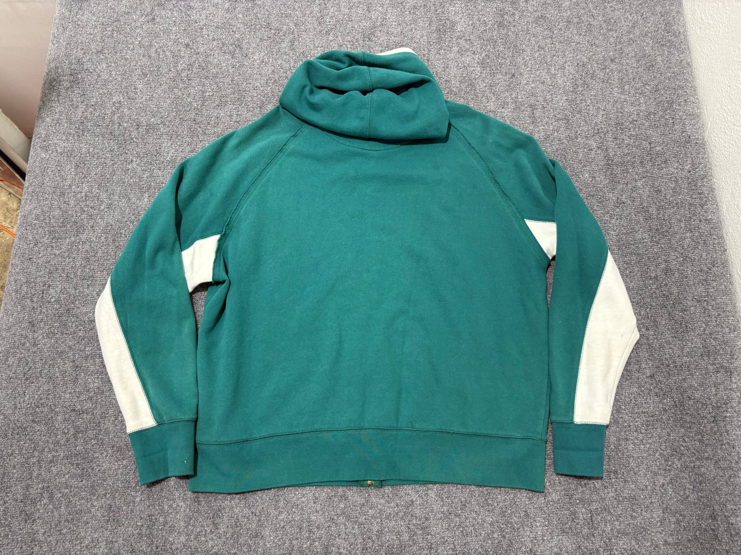 Miami Dolphins Zip Up Hoodie - Teal Size XXL
