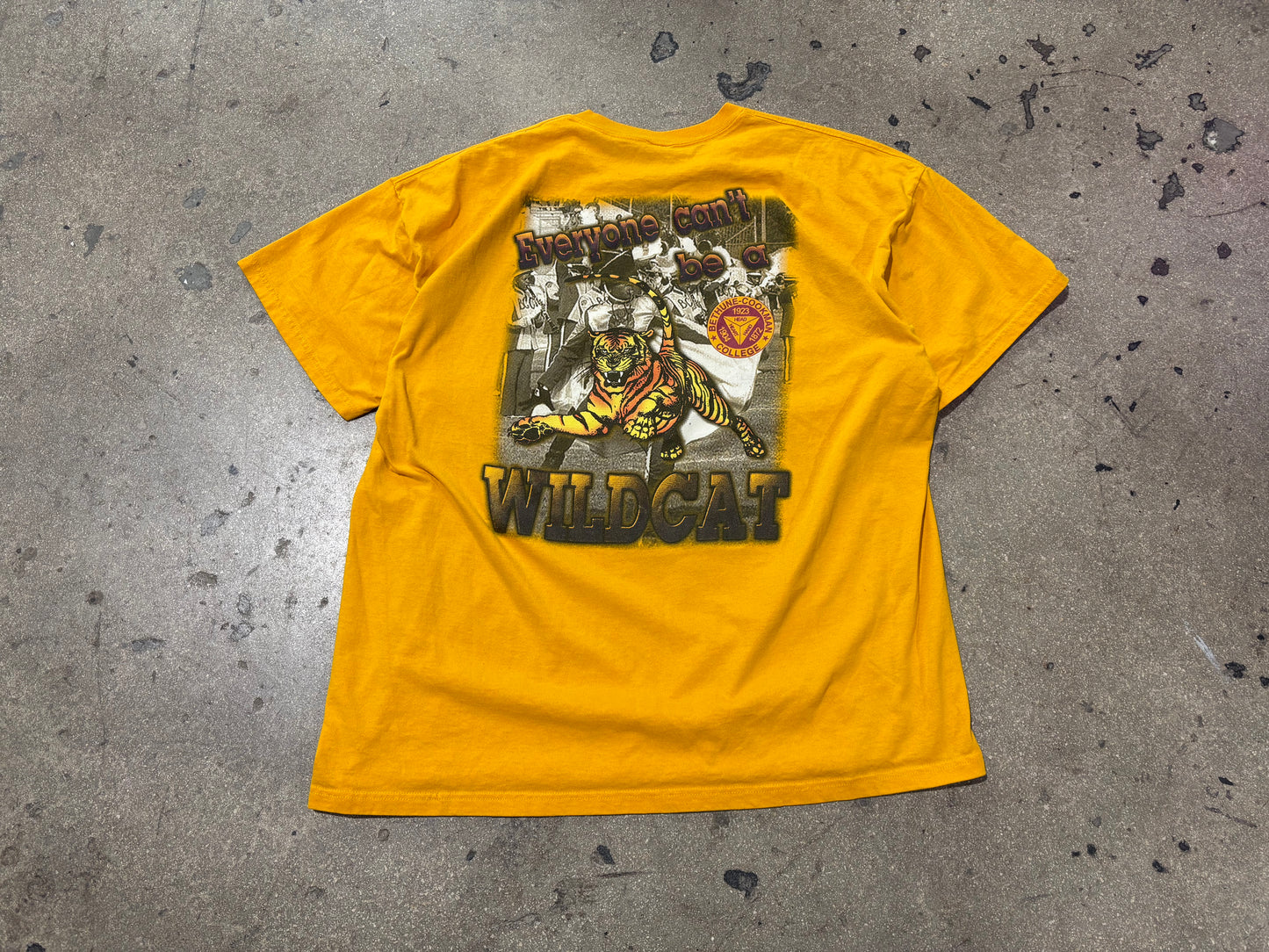 Bethune Cookman College Excellence Tee - Yellow Size XXL