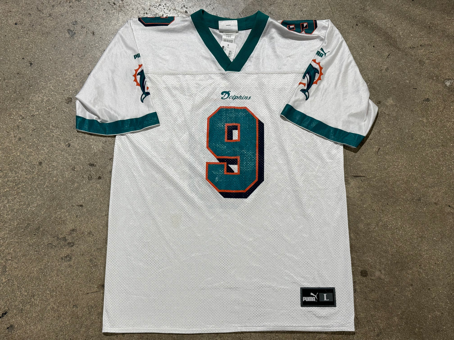 Puma Miami Dolphins Jay Fiedler Jersey - White Size Large