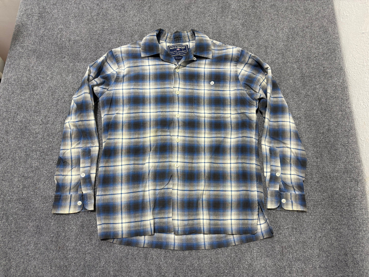 Polo Ralph Lauren Polo Sport Flannel - Blue Size Small
