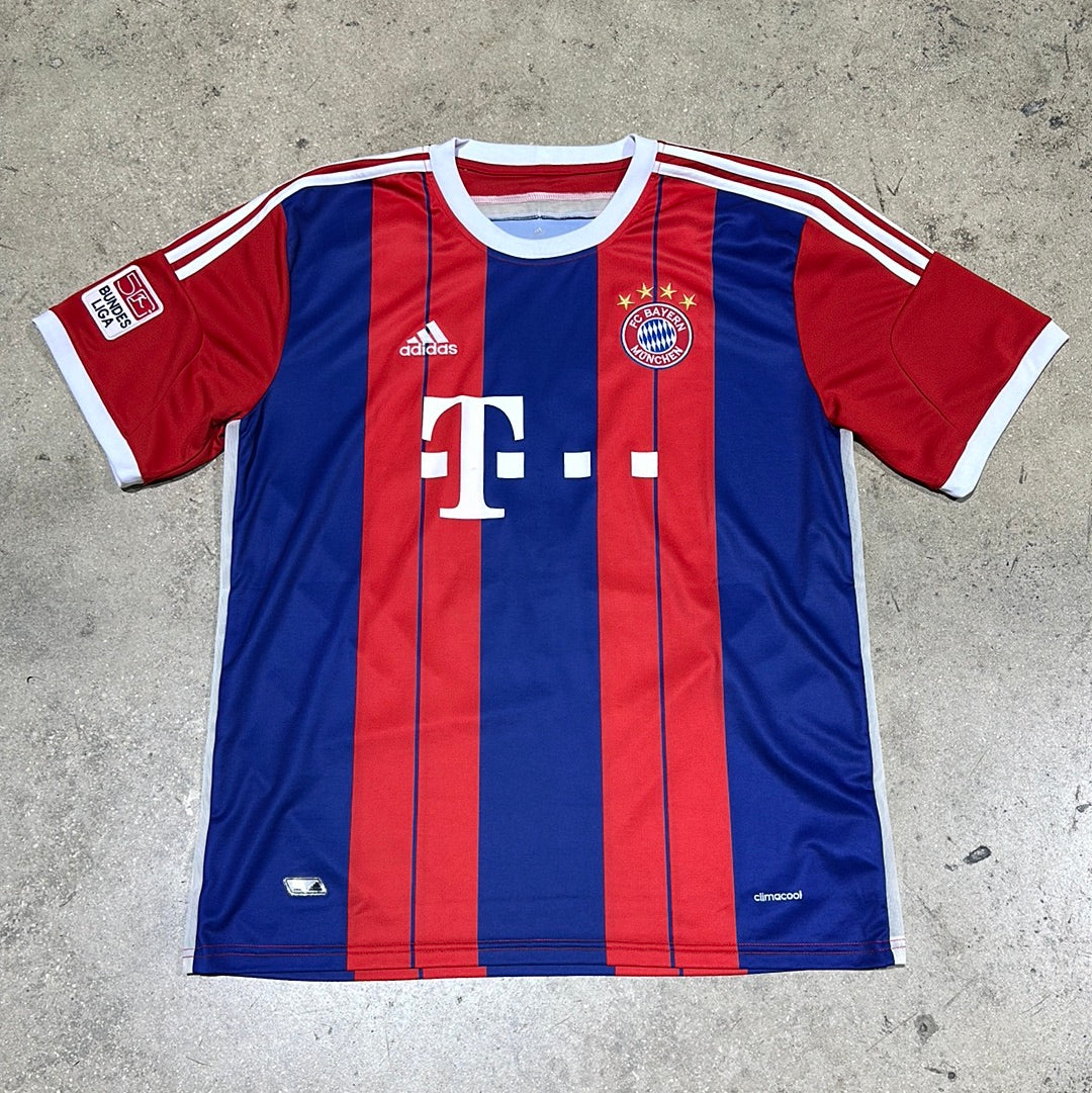 Adidas Bayern Mueller Jersey - Red/Blue Size XL