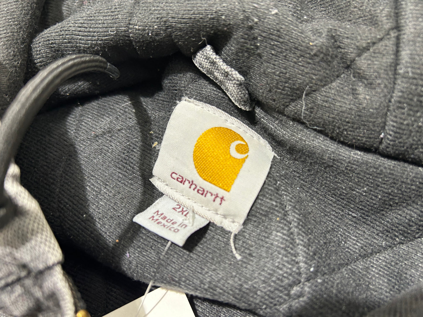 Carhartt Hooded Work Jacket - Gray Size XXL