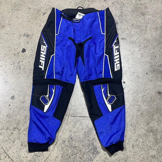 Shift Dirt Division Motocross Pants - Blue Size 38
