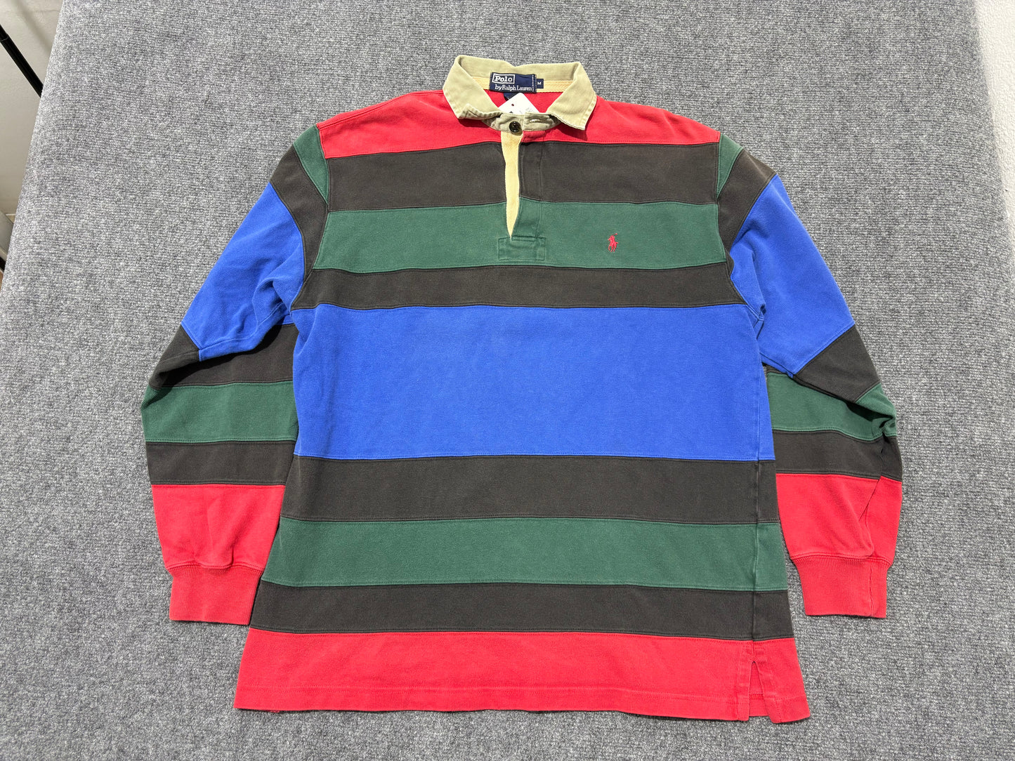 Ralph Lauren Multi Stripped Rugby - Multicolor Size Medium