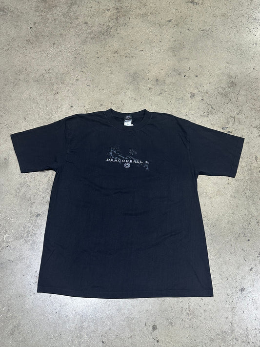 2002 Dragonball Z Black&White Whole Gang Tee - Black Size XXL