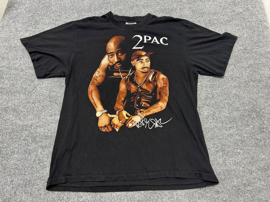 2pac Double Face Tee - Black size XL