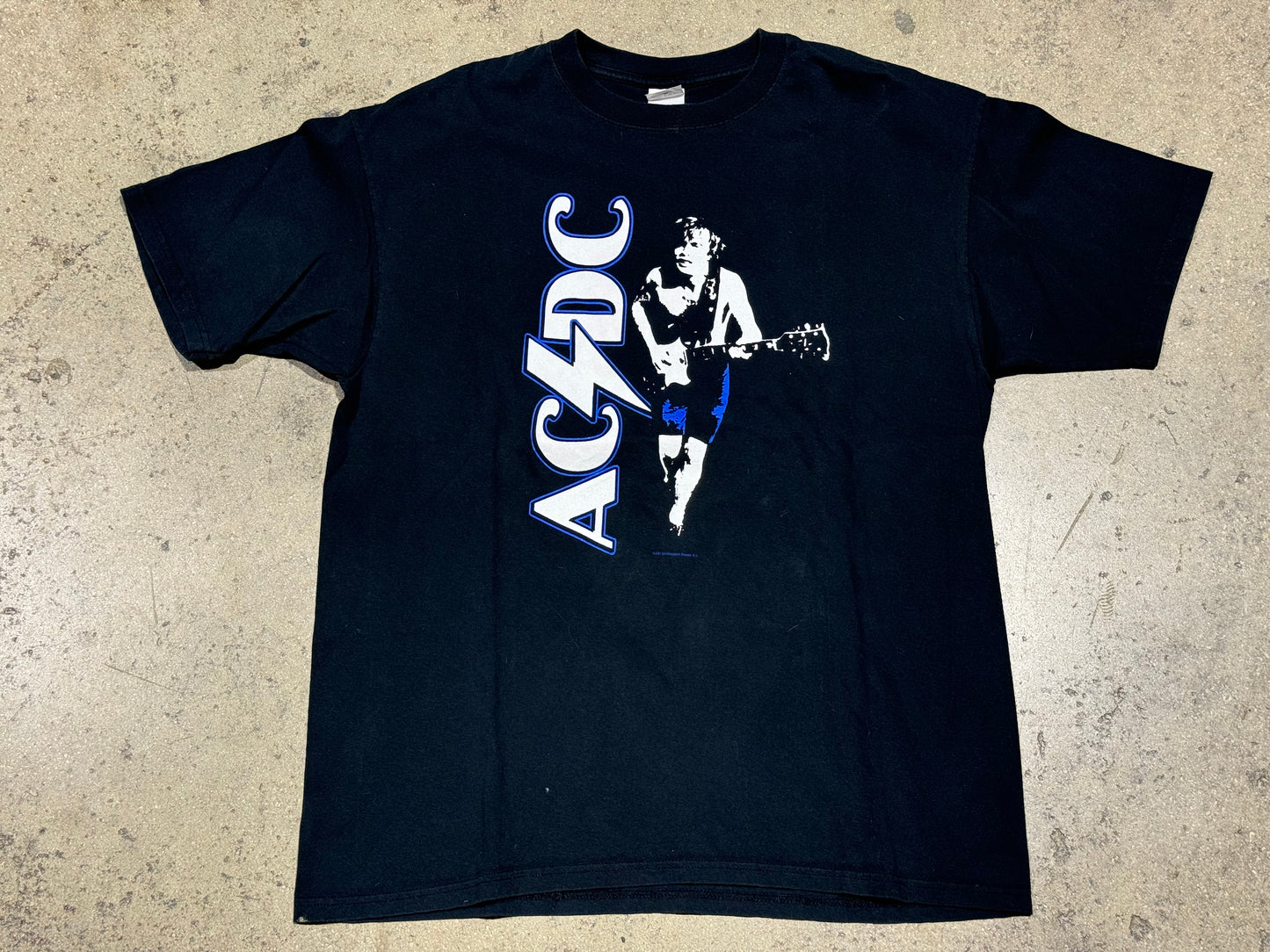 AC/DC Tee - Black Size XL