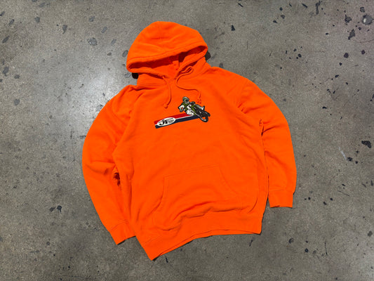JT Racing Motocross Hoodie - Orange Size Large
