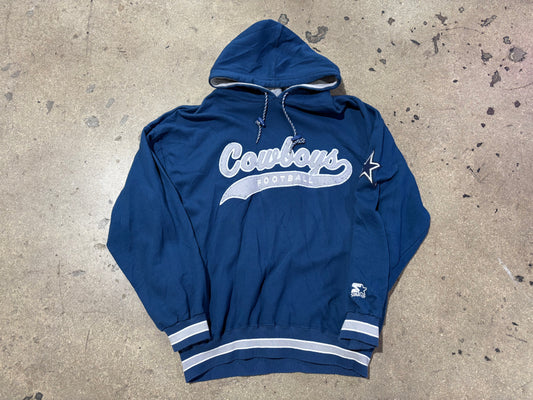 Starter Dallas Cowboys Hoodie - Blue Size XL