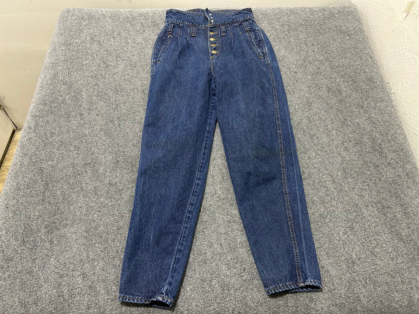 Brazilian High Waisted Denim Jeans - Dark Wash Size 13