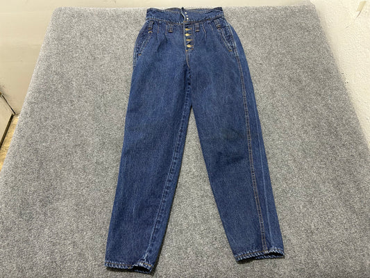 Brazilian High Waisted Denim Jeans - Dark Wash Size 13