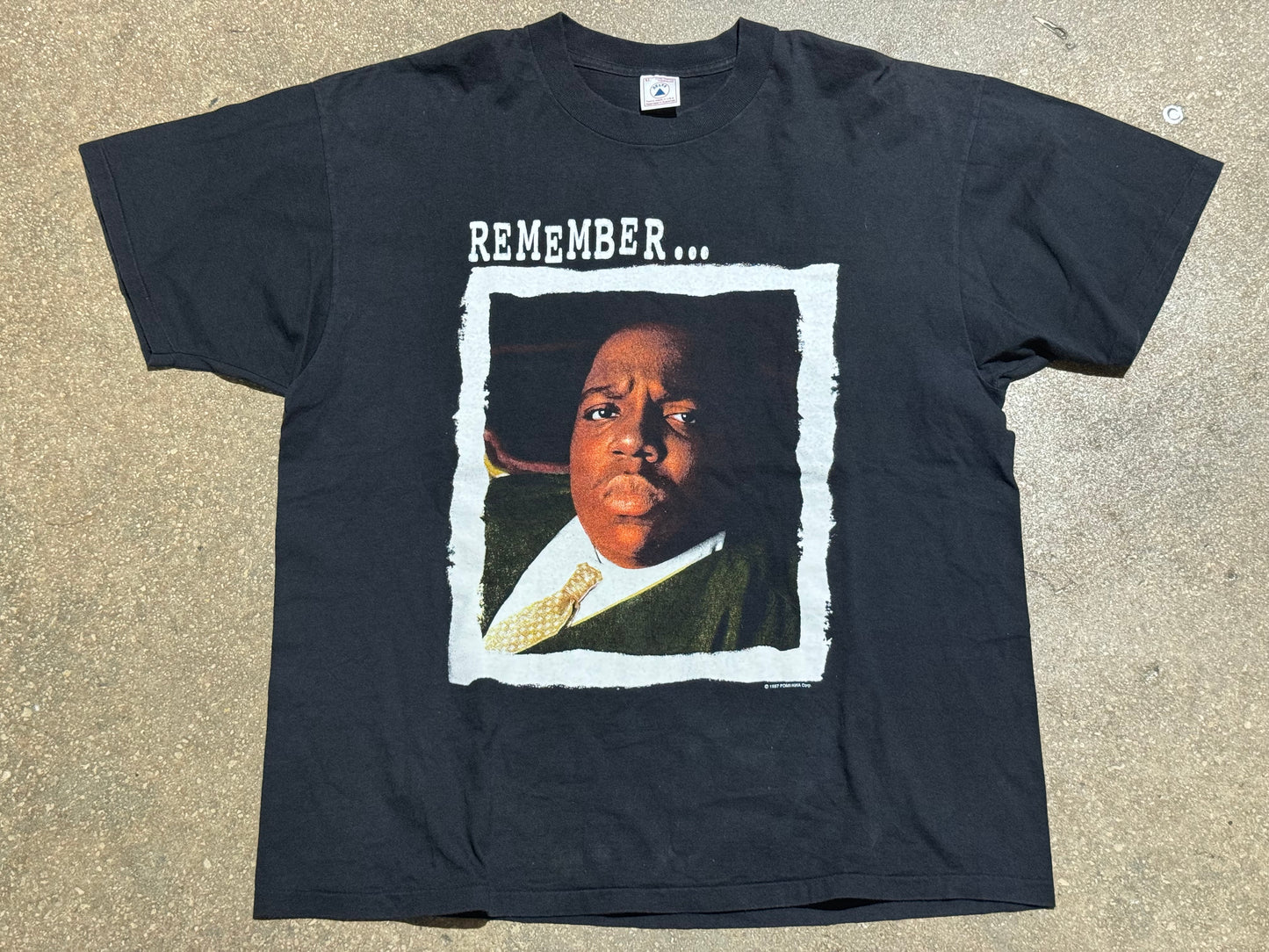 1997 Remember The Notorious BIG Tee - Black Size XL