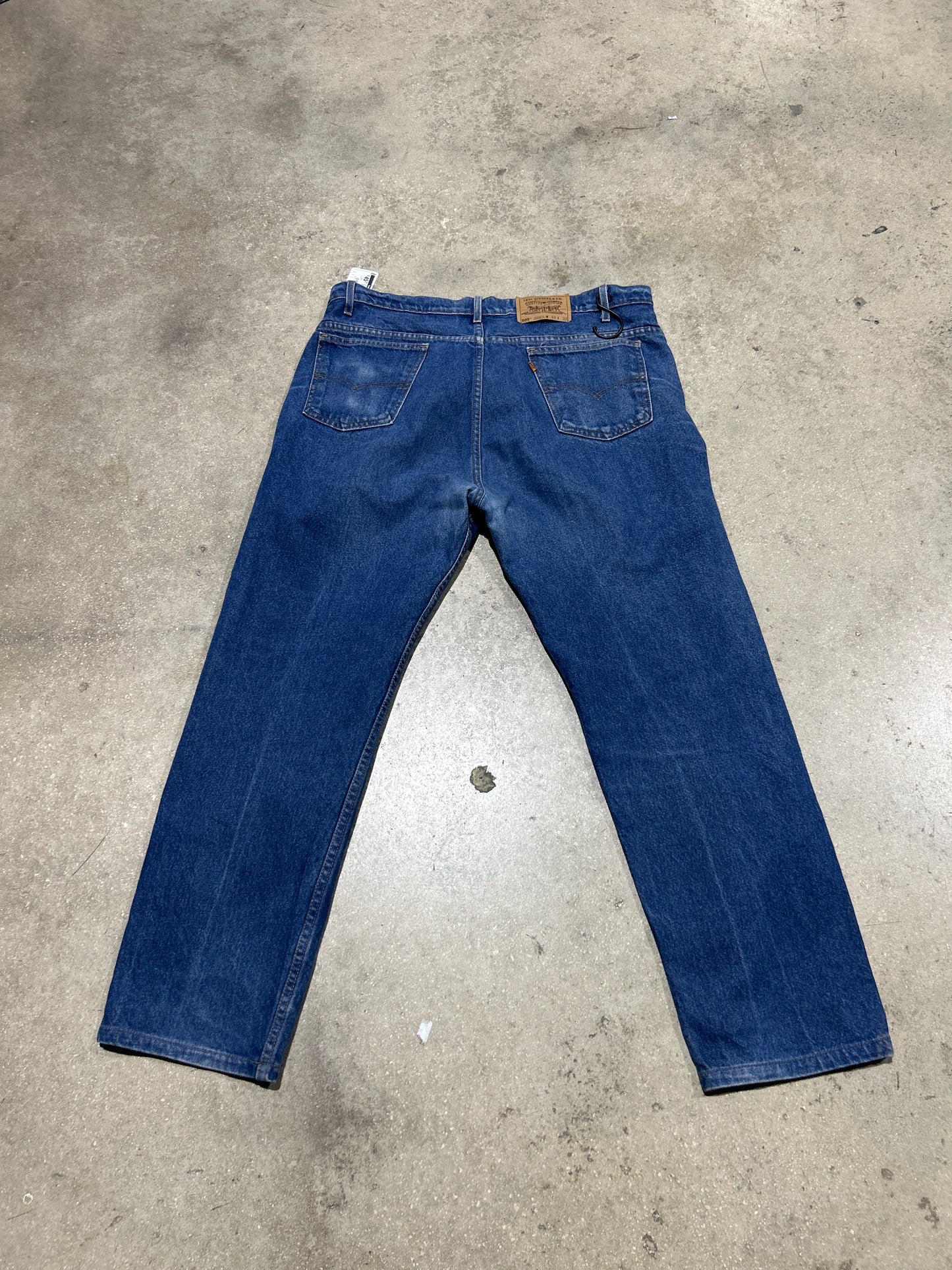 Levis 505 Orange Tab Denim Pants - Blue Size 40x32