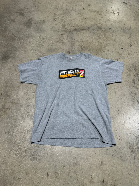 Tony Hawk Underground 2 Game Crazy Tee - Grey Size XL