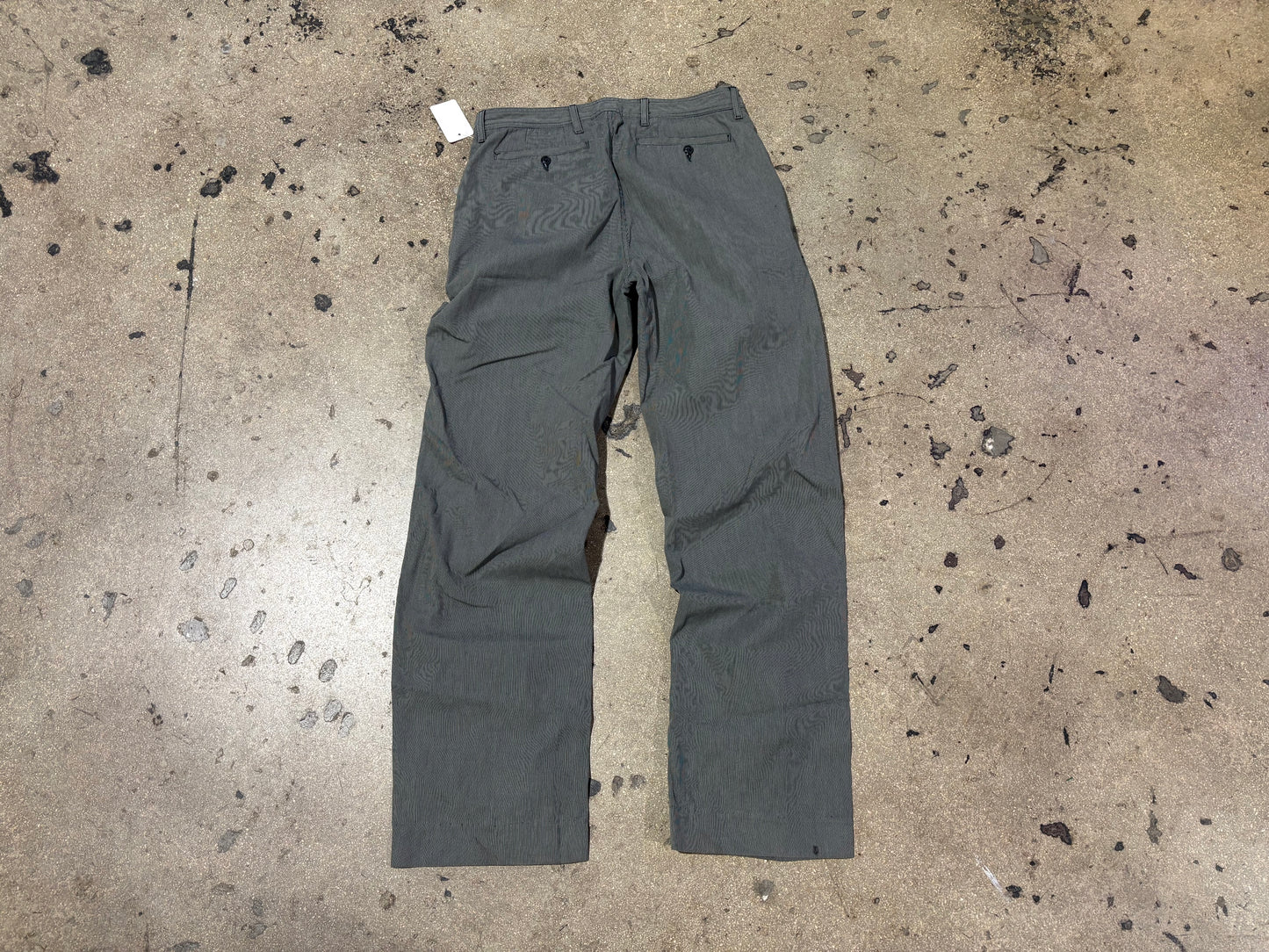 Mac Jacobs Baggy Striped Pants - Grey Size 34x34